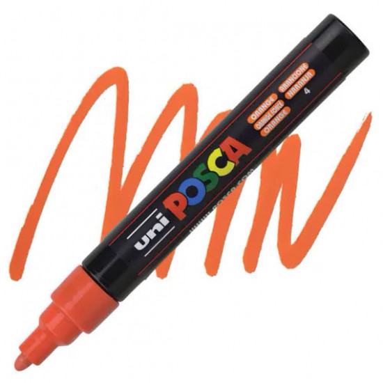 ΜΑΡΚΑΔΟΡΟΣ POSCA PC-5M ΠΟΡΤΟΚΑΛΙ ΜΑΡΚΑΔΟΡΟΣ POSCA PC-5M ΠΟΡΤΟΚΑΛΙ